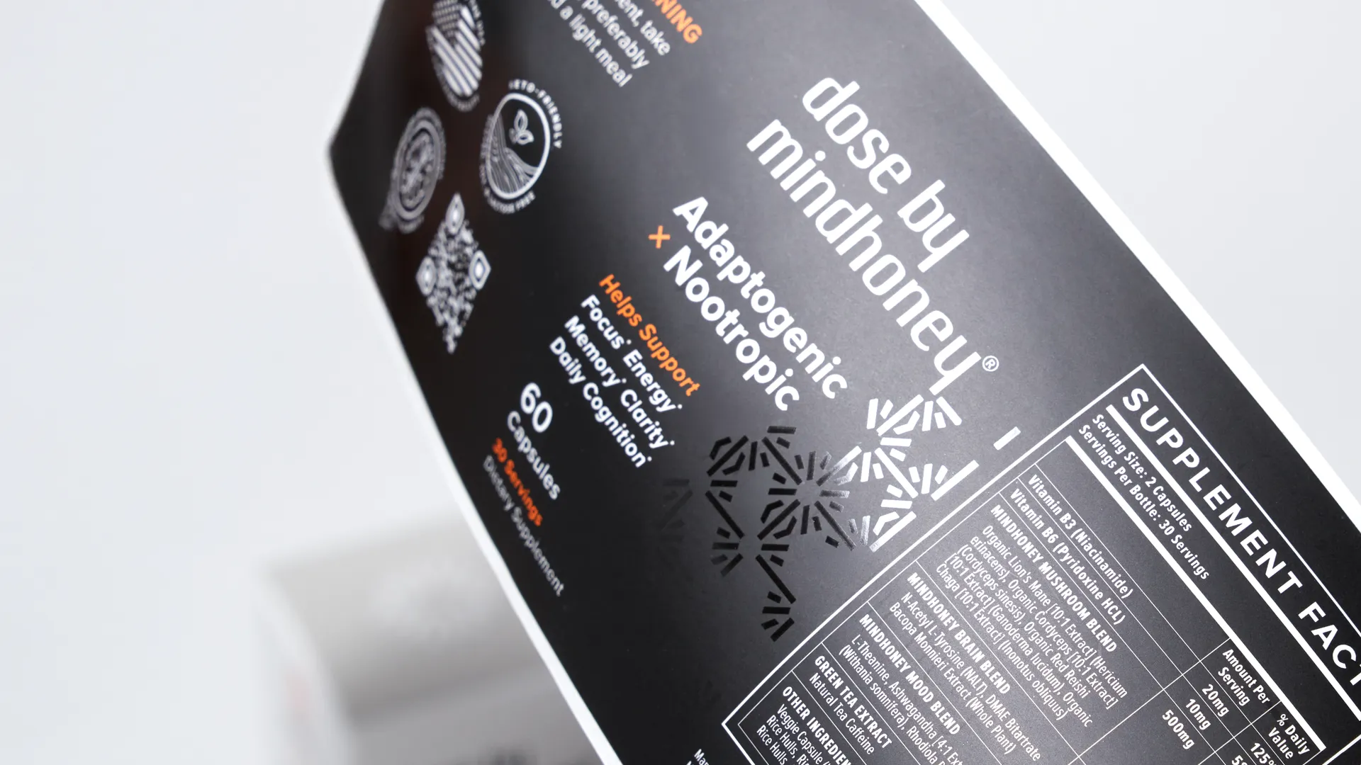 dose by mindhoney memory clarity adhesive label